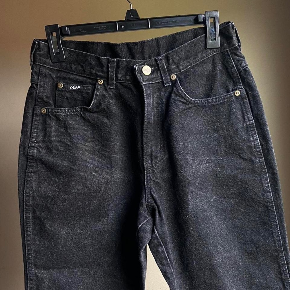 CHIC Black Distress Jeans